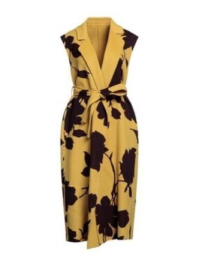 PAROSH Learose sleeveless wool coat medium